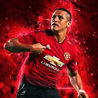 Alexis Sanchez 4k wallpaper