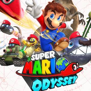 Super Mario Odyssey 4k wallpaper