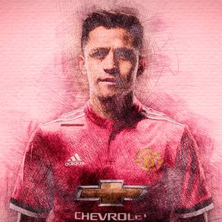 Alexis Sanchez 4k wallpaper