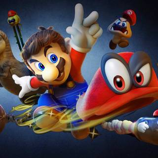 Super Mario Odyssey 4k wallpaper