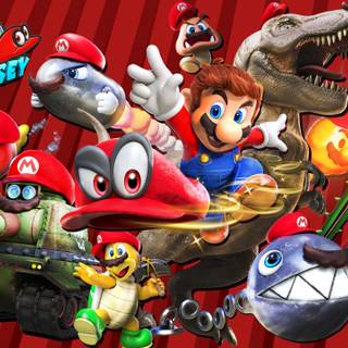 Super Mario Odyssey 4k wallpaper