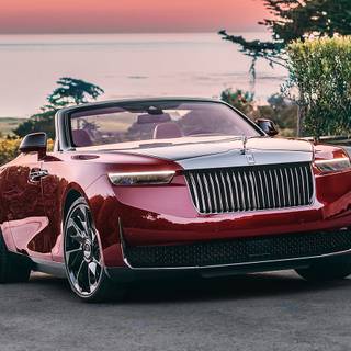 Rolls-Royce La Rose Noire Droptail wallpaper