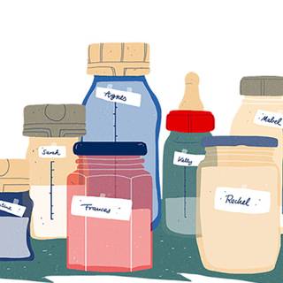 Breast milk wallpaper