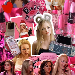 Mean Girls collage wallpaper