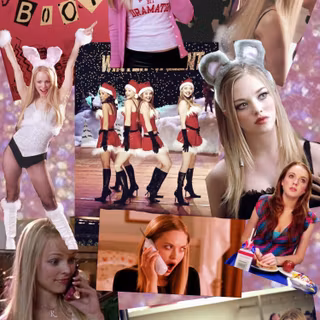 Mean Girls collage wallpaper