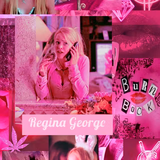 Mean Girls collage wallpaper