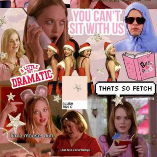 Mean Girls collage wallpaper