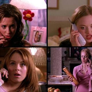Mean Girls collage wallpaper