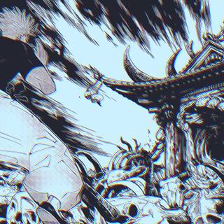 Satoru Gojo manga wallpaper