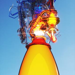 iPhone rocket engine wallpaper