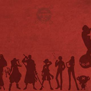 One Piece simple desktop wallpaper