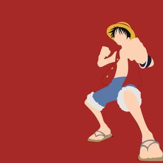 One Piece simple desktop wallpaper