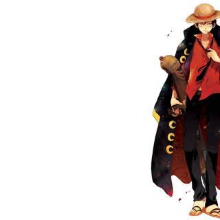 One Piece simple desktop wallpaper