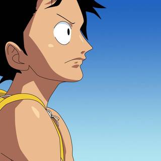 One Piece simple desktop wallpaper