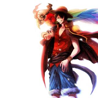 One Piece simple desktop wallpaper