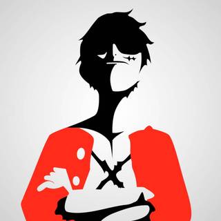 One Piece simple desktop wallpaper