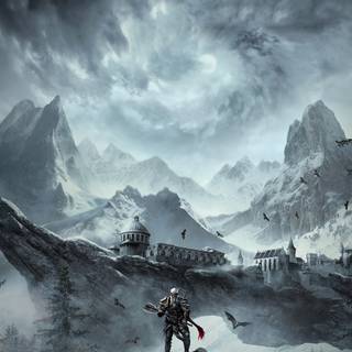 Elder Scrolls 4k phone wallpaper