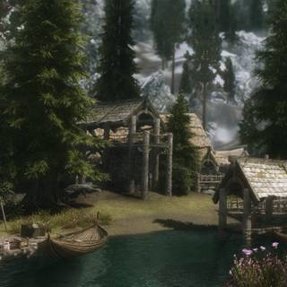 Elder Scrolls 4k phone wallpaper