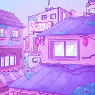 Aesthetic anime iPad wallpaper