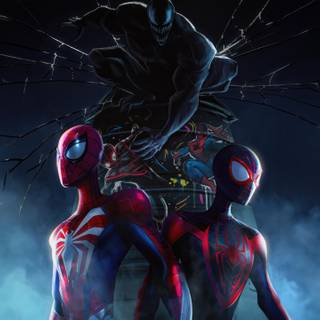Marvel's Spider-Man 2 4k 2023 gaming wallpaper