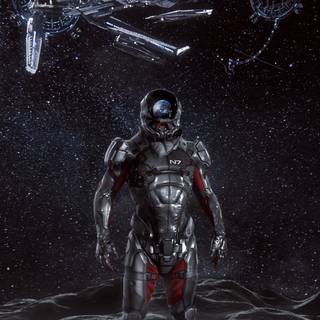 Mass Effect 4k mobile wallpaper