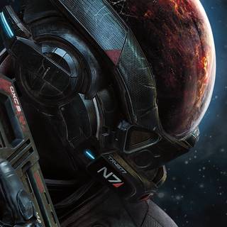 Mass Effect 4k mobile wallpaper