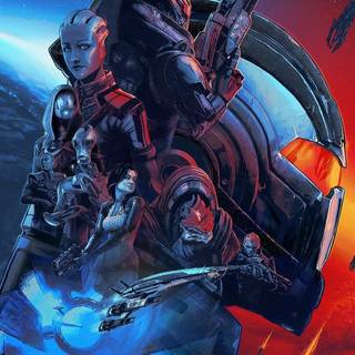 Mass Effect 4k mobile wallpaper