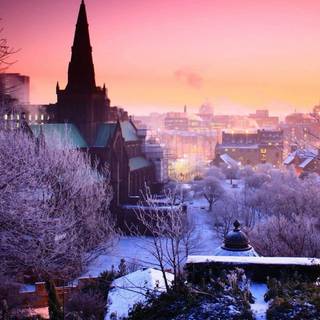 1920x1080 winter city wallpaper