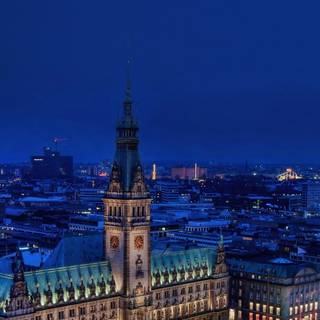 4k winter city wallpaper