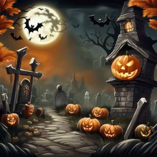 Halloween 3000x3000 wallpaper