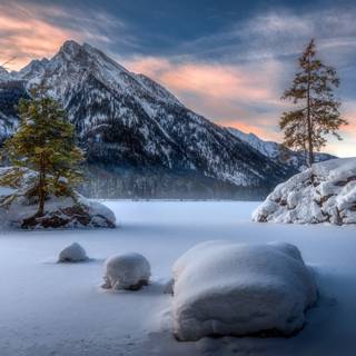 Winter nature 4k wallpaper