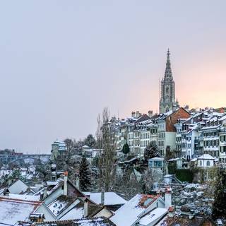 4k winter city wallpaper