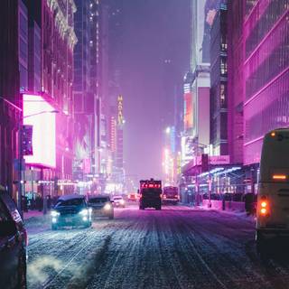 4k night street wallpaper