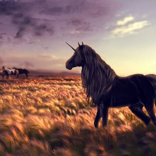 Unicorns 4k wallpaper