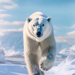 Ice bear 4k wallpaper