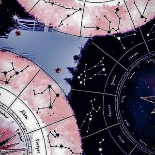 Star chart wallpaper