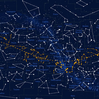 Star chart wallpaper