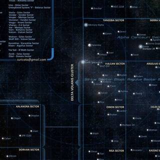 Star chart wallpaper