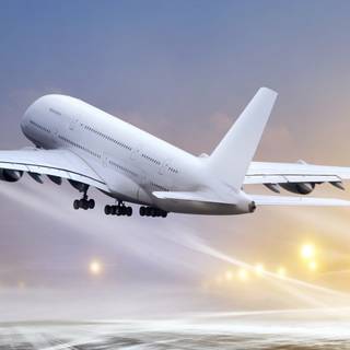 Plane winter wallpaper