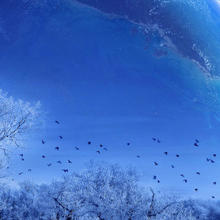 Winter fantasy iPhone wallpaper