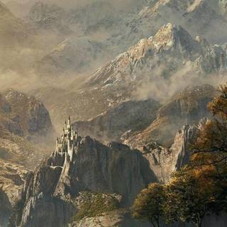 Winter fantasy iPhone wallpaper