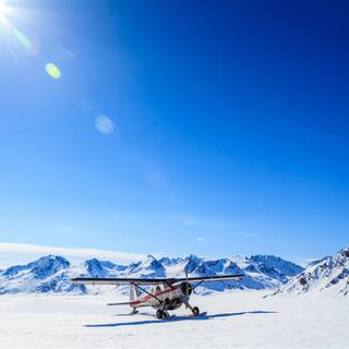 Plane winter wallpaper