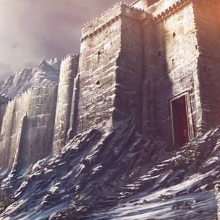 Winter fantasy iPhone wallpaper