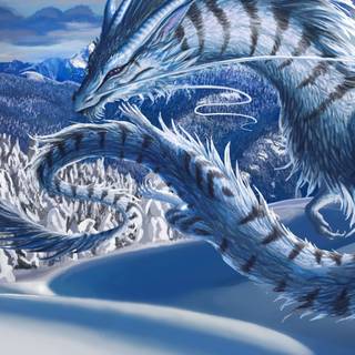 Winter fantasy iPhone wallpaper