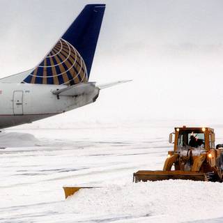 Airplane winter wallpaper