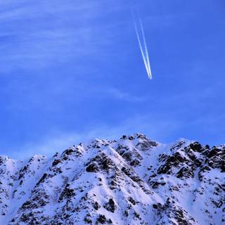 Plane winter wallpaper