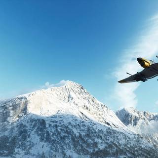 Plane winter wallpaper