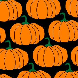 Halloween ghost and pumpkin wallpaper