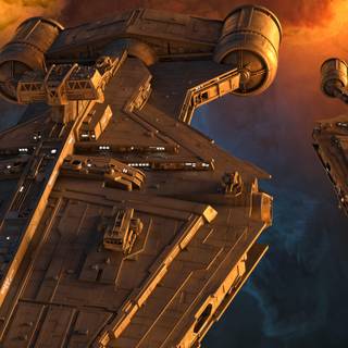 Star Wars galaxy 4k wallpaper