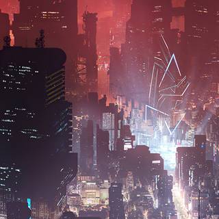 iPhone X 4k city wallpaper